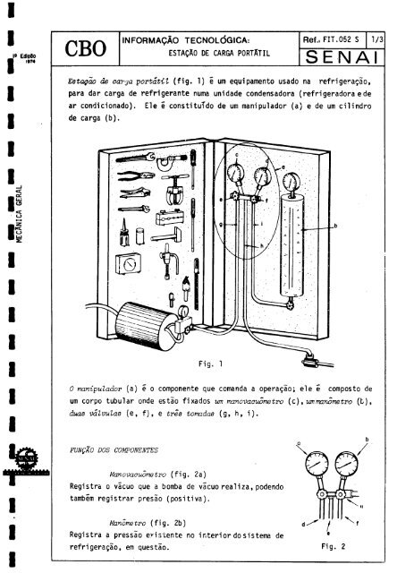 CBO MECÁNICO DE REFRIGERAQAO - OIT/Cinterfor