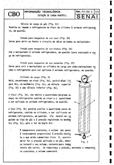 CBO MECÁNICO DE REFRIGERAQAO - OIT/Cinterfor