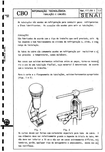 CBO MECÁNICO DE REFRIGERAQAO - OIT/Cinterfor