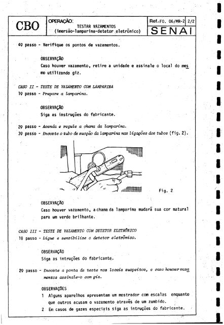 CBO MECÁNICO DE REFRIGERAQAO - OIT/Cinterfor