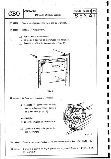 CBO MECÁNICO DE REFRIGERAQAO - OIT/Cinterfor