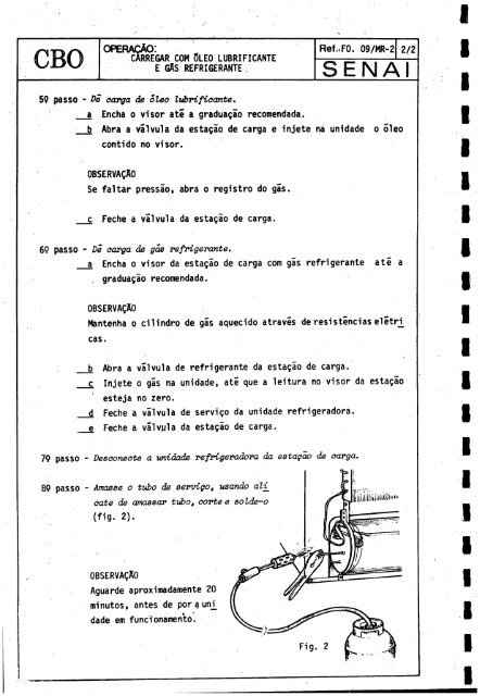 CBO MECÁNICO DE REFRIGERAQAO - OIT/Cinterfor