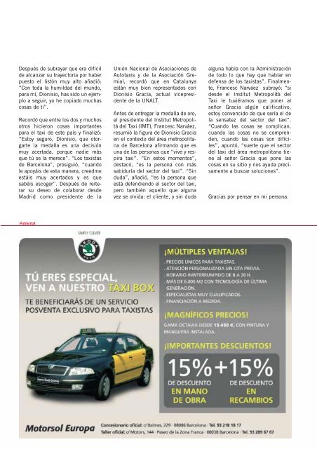 revista taxi núm. 172 - Institut Metropolità del Taxi