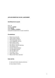Ple Municipal 6 de juny del 2012 - Ajuntament de Sant Hilari Sacalm