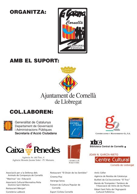 Programa festes Gavarra-Lindavista - Ajuntament de Cornellà