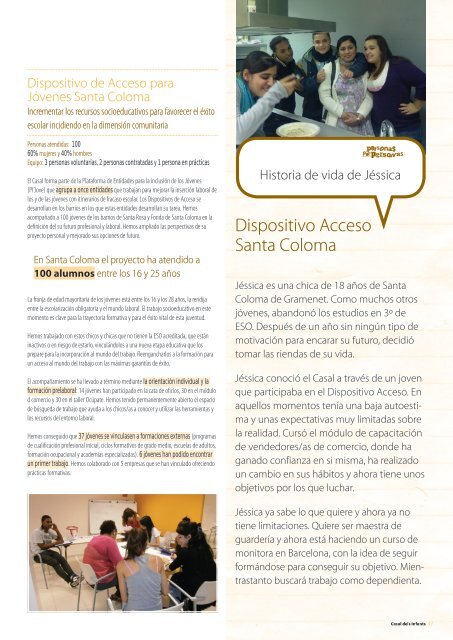 Memoria de Actividades. - Casal dels Infants