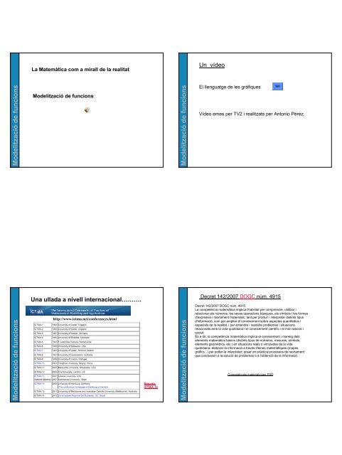 Presentació - Diploma de matemàtiques per a la Secundària