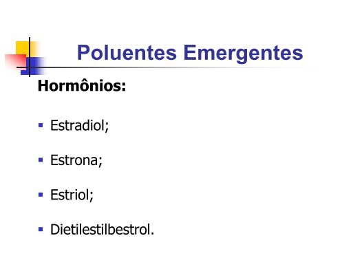 Poluentes Emergentes - USP