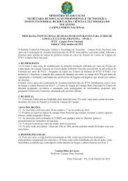 Edital seleção curso frances - Seletivos IFTO
