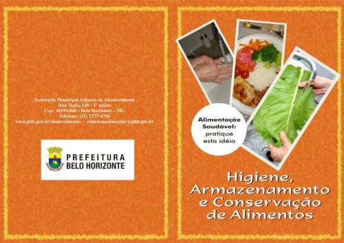 Higiene, Armazenamento e Conservação dos Alimentos - Prefeitura ...