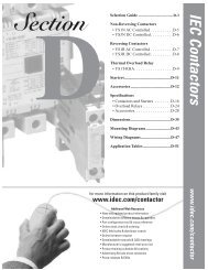 D IEC Contactors - Idec