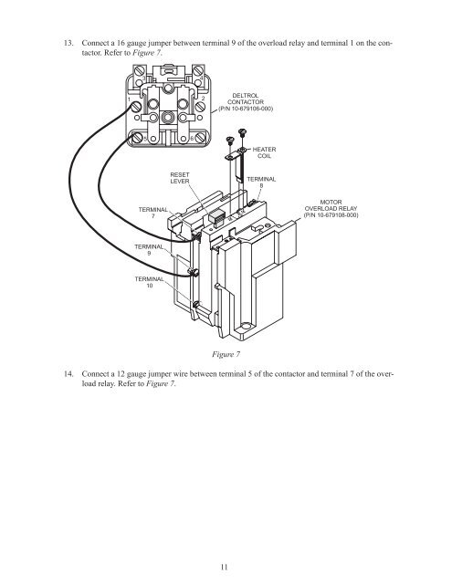 Model “A/A-2” Automatic Pinsetter Contactor Replacement - Brunswick