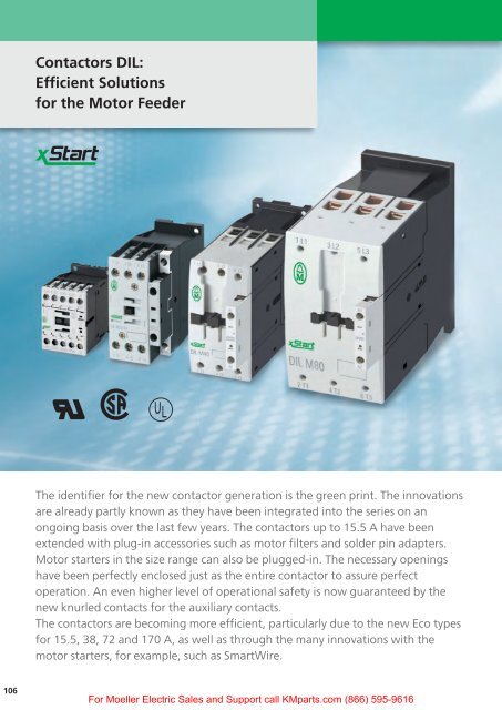 Contactors DIL - Klockner Moeller Parts