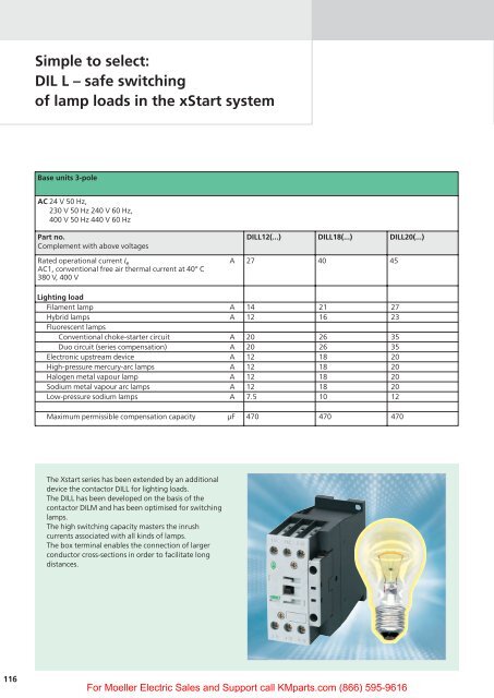 Contactors DIL - Klockner Moeller Parts