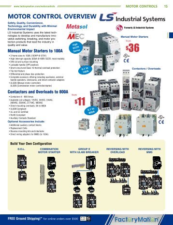 Motor Controls - FactoryMation