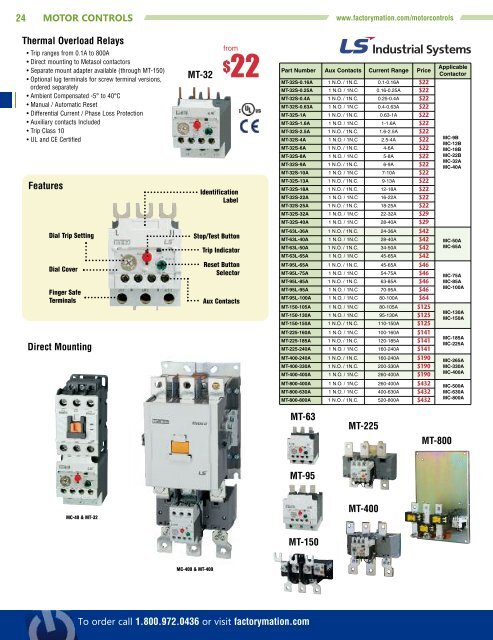 Motor Controls - FactoryMation