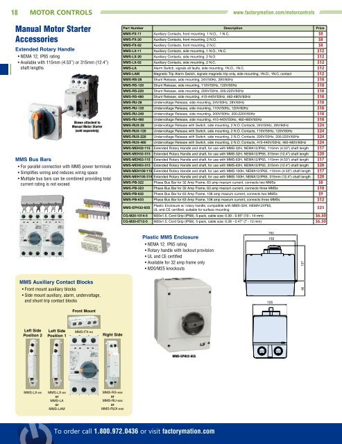 Motor Controls - FactoryMation