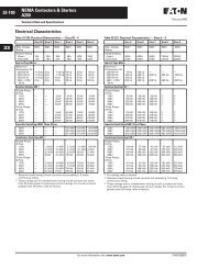 33-190 NEMA Contactors & Starters 33 A200