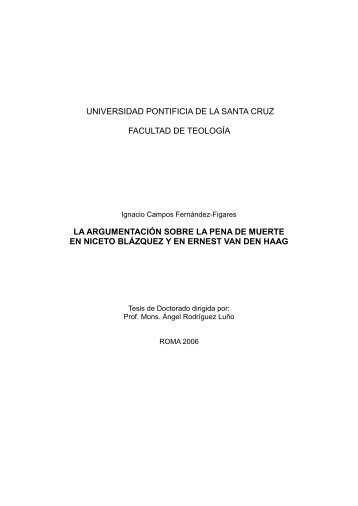 UNIVERSIDAD PONTIFICIA DE LA SANTA CRUZ ... - Etica e Politica