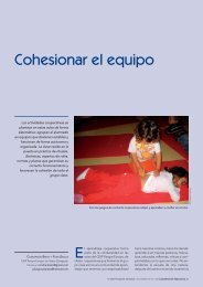 Cohesionar el equipo - Materiales para la Convivencia escolar y su ...