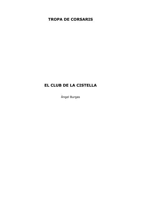 tropa de corsaris el club de la cistella - Grup Enciclopèdia Catalana