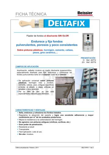 Ficha Técnica Deltafix - Beissier