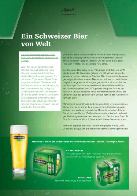 SPAR Schweiz - Magazin 07/12