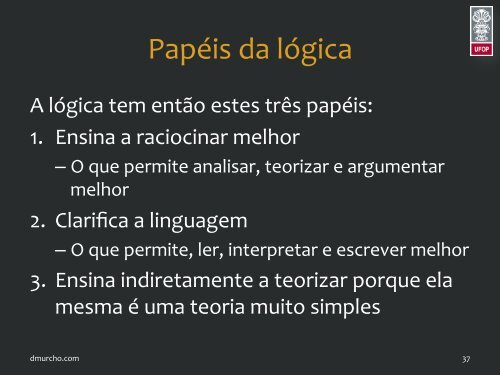 Lógica I - Desidério Murcho
