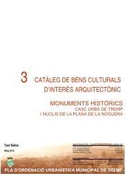 Fitxes Elements Catalogats - Ajuntament de Tremp