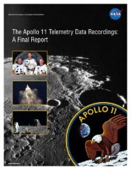 The Apollo 11 Telemetry Data Recordings: A Final Report - NASA ...