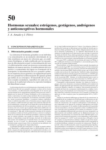 Hormonas sexuales: estrógenos, gestágenos, andrógenos y ...