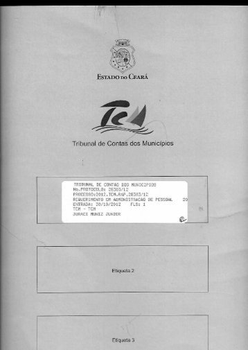 Processo de Pagamento - TCM-CE