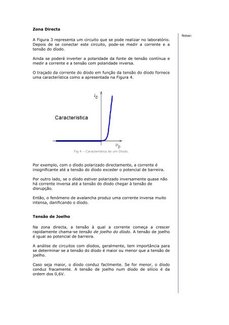 Circuito basico de um diodo