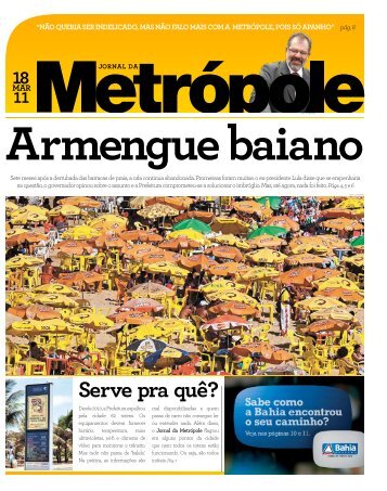 serve pra quê? - Jornal da Metrópole