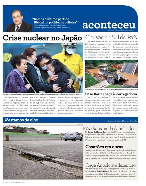 serve pra quê? - Jornal da Metrópole