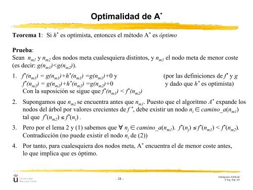 “Búsqueda Heurística” (1ª parte) - Grupo de Inteligencia Artificial