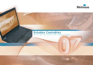 Balance Anual - MetroGAS