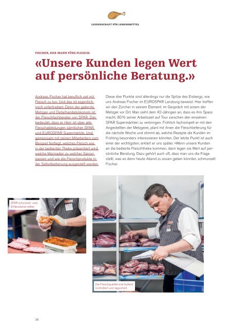 SPAR Schweiz - Magazin 03/13