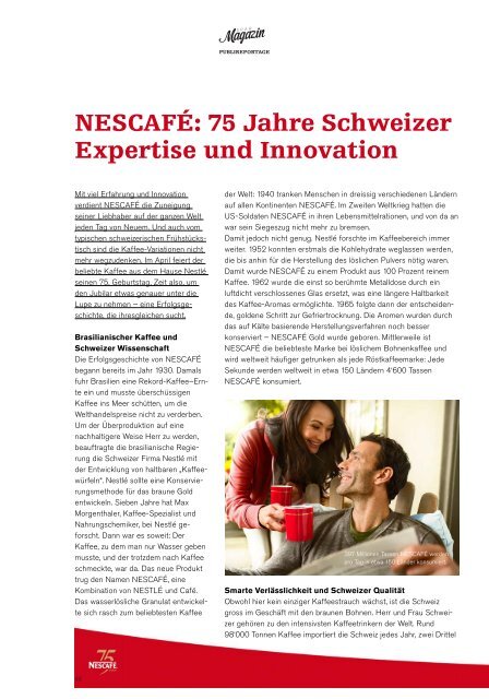 SPAR Schweiz - Magazin 03/13