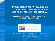 Estat qualitatiu de l'aqüífer profund del delta del Llobregat - AEUAS ...