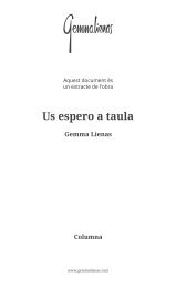 Descarrega't el primer capítol (PDF) - Gemma Lienas