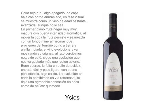 Carta de Vinos El Pasaje