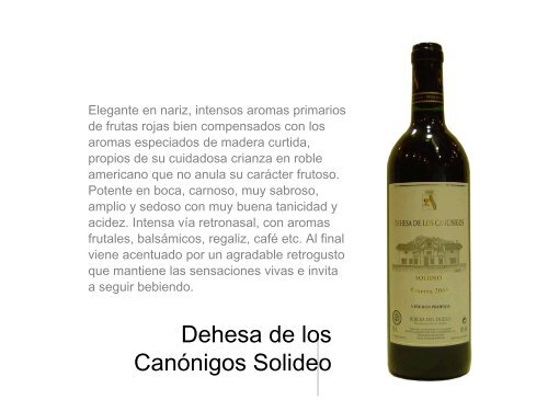 Carta de Vinos El Pasaje