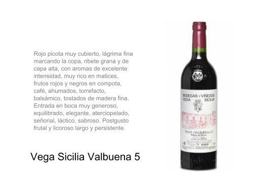 Carta de Vinos El Pasaje