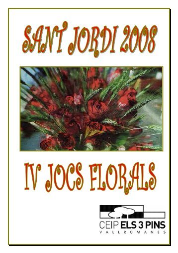 Revista IV Jocs Florals CEIP Tres Pins - Sant Jordi 2008