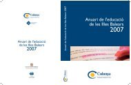 anuaria educació 2007.indd - Colonya, Caixa de Pollença