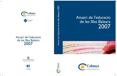 anuaria educació 2007.indd - Colonya, Caixa de Pollença