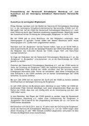 Presseerklärung zum VSAN-Ausschluss - Narrenzunft ...