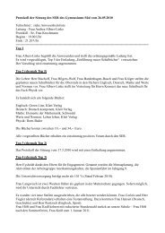 Protokoll der Sitzung vom 26.05.10 - Gymnasium Buxtehude Süd
