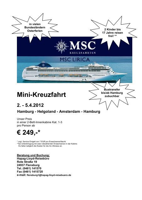 Mini Kreuzfahrt